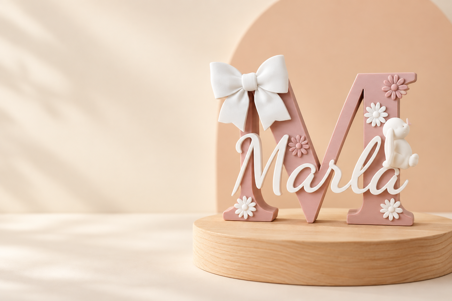 Personalizirano slovo M s imenom Marla